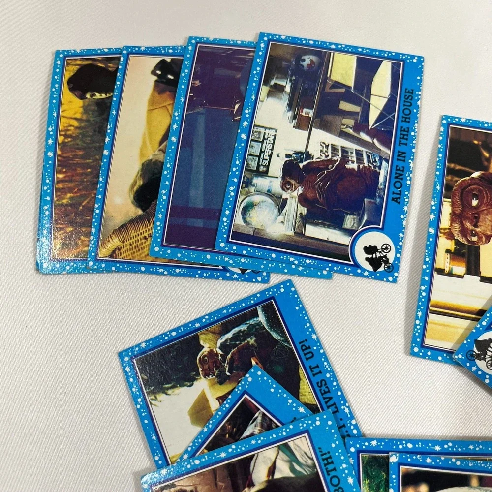 1982‎ Topps ET The Extra Terrestrial Vintage Trading Card Lot 19 Cards 80s Movie